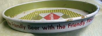 Old GRAIN BELT Beer Advertising Round Metal Tray