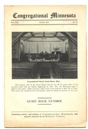 4 Old Religious Booklets Congregational Minnesota