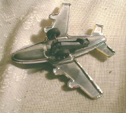 Old LUFTHANSA Airlines Airplane Tin Litho Friction Toy