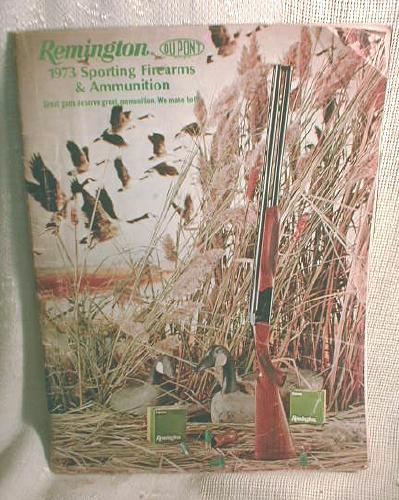 Old REMINGTON 1973 Sporting Firearms Ammo Catalog