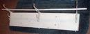 Antique Wood Coat Rack with Fancy Metal Brackets