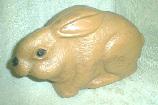 Wind-up Toy RABBIT Hard Plastic - Old 1940 's - WORKS!