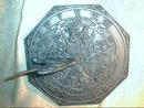 GARDEN SUNDIAL Flowers Iris Tulip Rose New Cast Metal