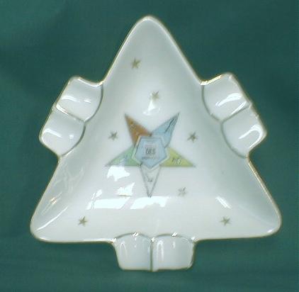 Order Eastern Star OES Old Lefton Ashtray Souvenir