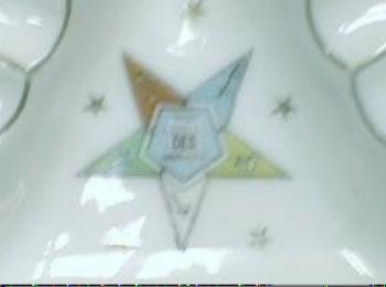 Order Eastern Star OES Old Lefton Ashtray Souvenir