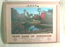 State Bank of Kerkhoven MN Old 1961 Calendar Park Scene