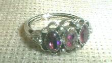 AVON Amethyst Ring Vintage Costume Jewelry Size 6