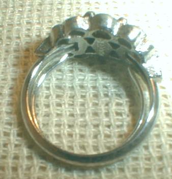 AVON Amethyst Ring Vintage Costume Jewelry Size 6