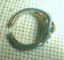 Topaz Color Ring Adjustable Vintage Costume Jewelry