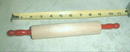 Toy Rolling Pin Small Child 's Red Handled Wooden Wood