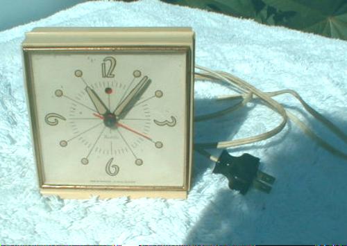 WESTCLOX Alarm Clock Country Club Art Deco 1937 WORKS!