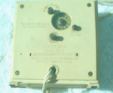 WESTCLOX Alarm Clock Country Club Art Deco 1937 WORKS!