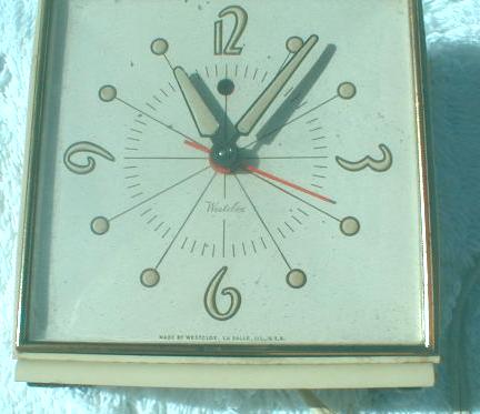 WESTCLOX Alarm Clock Country Club Art Deco 1937 WORKS!