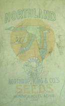 Old NORTHLAND Feed Sack Goose NORTHRUP King Mpls MN