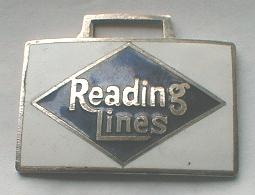 Railroad WATCH FOB - Reading Lines