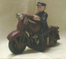 CAST IRON Motorcycle Cop