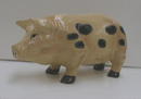 CAST IRON Painted Pig - Cute!