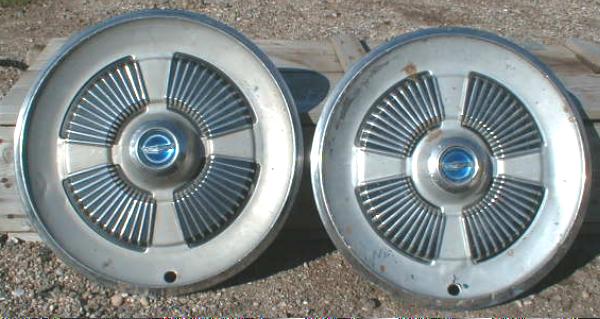 Set of 2 Hub Caps for 1965? FORD