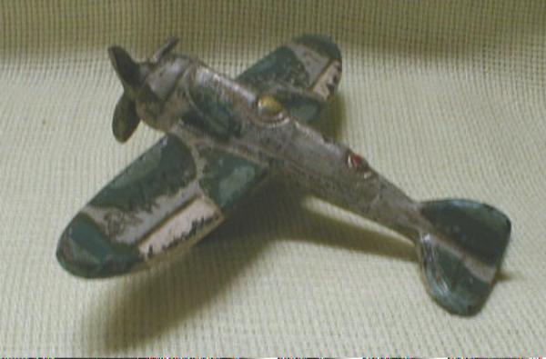 CAST IRON Army Bomber Camouflage Airplane