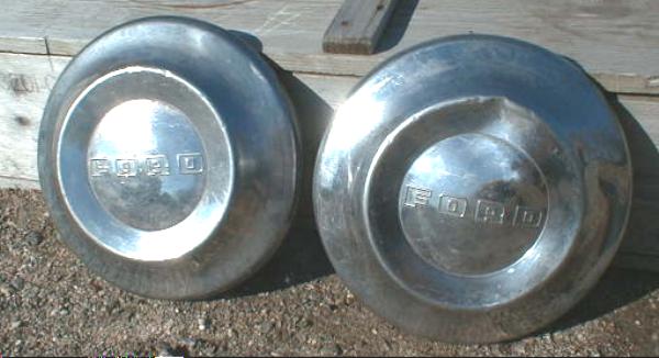 Set of 2 Hub Caps for 1953? FORD