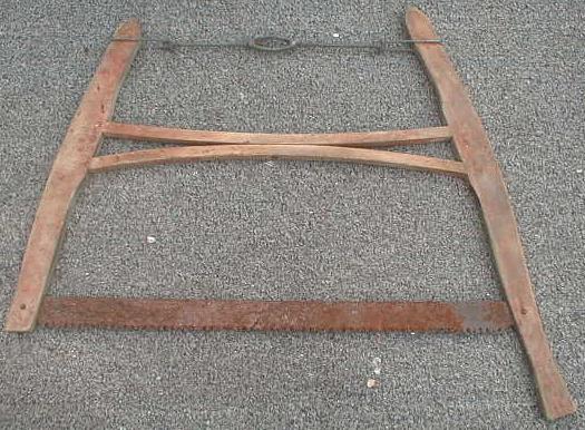 OLD! Wood Buck Saw - 1920's Nice Patina