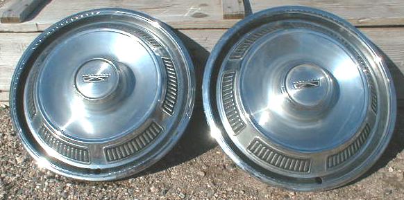 Set of 2 Hub Caps for 1965? FORD