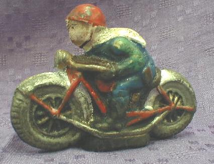 1920's Style CAST IRON Motorcycle