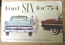 FORD Six for 1954 Sales Brochure
