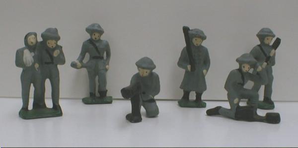 CAST IRON Soldiers - 6 Piece Set
