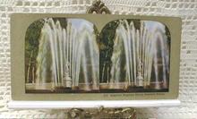Stereoview Card - Imperial Fountain, Peterhof Palace