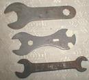 3 OLD Wrenches - 1 Ford Script Wrench
