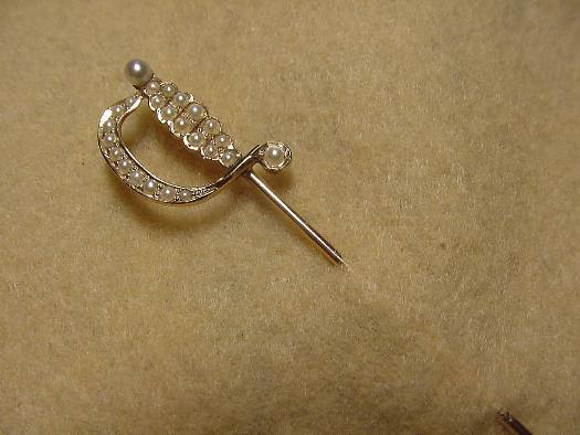 Impressive Victorian Pearl and 14kt Yellow Gold