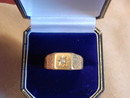 Attractive C. 1900 Diamond and 18kt Yellow Gold