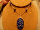 Art Deco Circa 1930 Lapis and 14Kt Yellow Gold