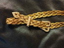 Beautiful Circa 1895 Yellow Gold Buckle Mesh