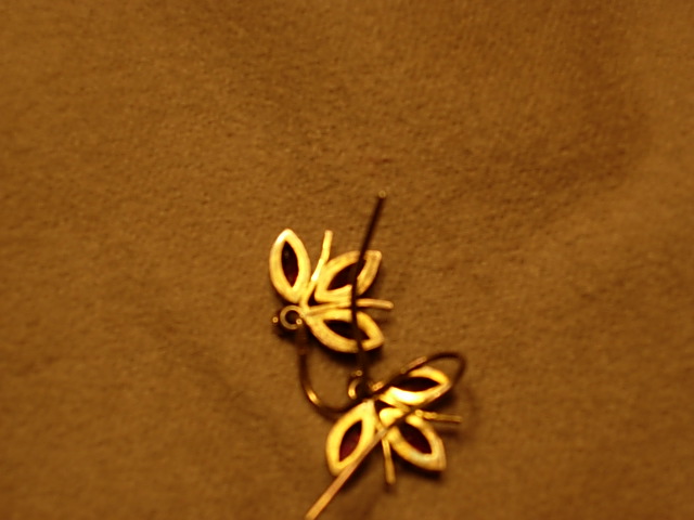 Really Pretty Victorian Garnet Earrings