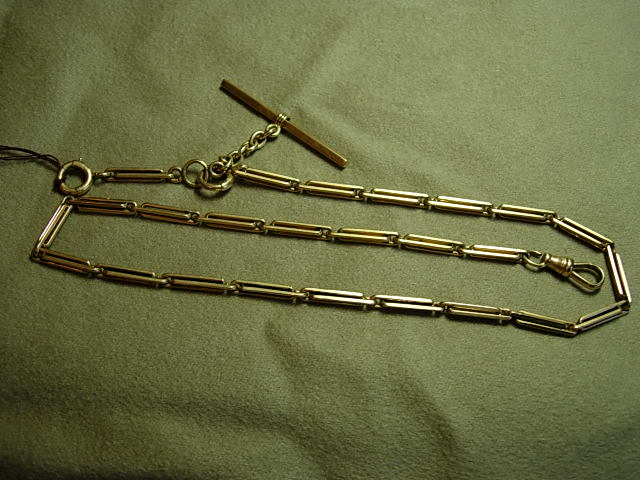 Circa 1900 Man's Fancy Link 14KT Yellow Gold