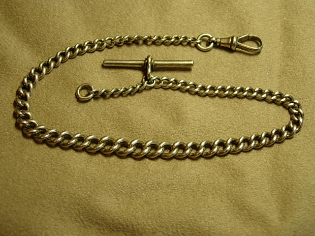Circa 1900 English Sterling Silver Man's Watch
