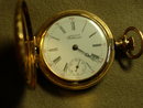 American Waltham 14Kt Yellow Gold Diamond Watch