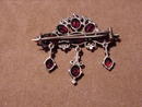 Victorian Bohemian Garnet Brooch