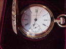 Lady's Circa 1900 14kt Yellow Gold Lapel Watch