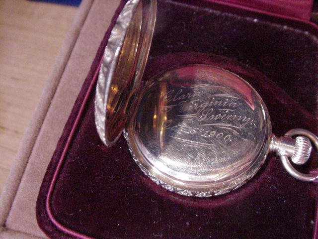 Lady's Circa 1900 14kt Yellow Gold Lapel Watch