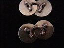 American, Larter & Sons Gold Diam Cufflinks