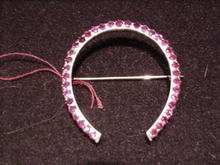 Victorian Ruby and Silver Topped