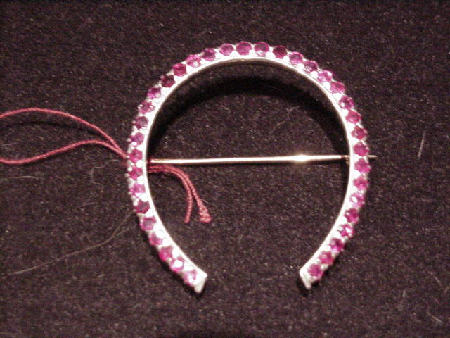 Victorian Ruby and Silver Topped