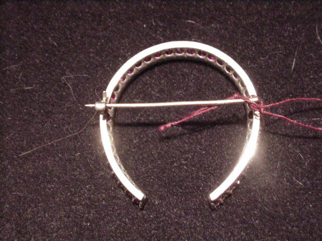 Victorian Ruby and Silver Topped