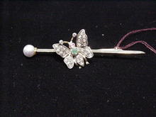 Lady's Diamond and Emerald Butterfly