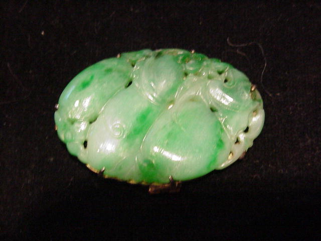 Circa 1930s Carved Jadeite