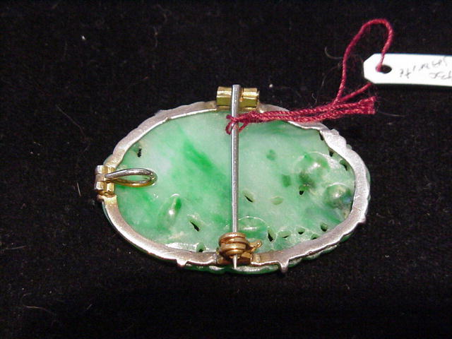 Circa 1930s Carved Jadeite