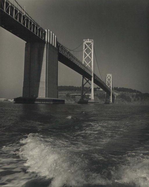 Bay Bridge, with Waves